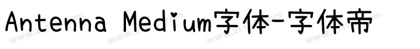 Antenna Medium字体字体转换